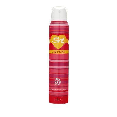 اسپری بدن خوشبو کننده فان زنانه شی fun body spray Freshener Women She