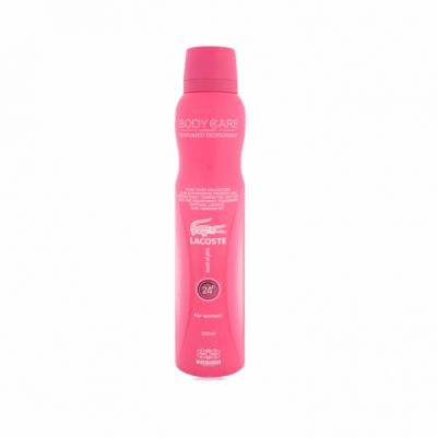 اسپری بدن خوشبو کننده لاگوست زنانه بادی کر Lacoste body spray Freshener Women Body Care